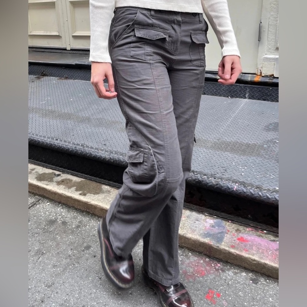 Brandy Melville grey Kim cargos good quality